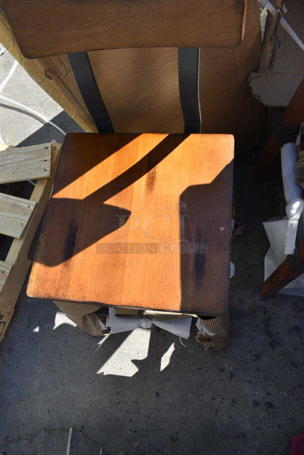 BRAND NEW SCRATCH AND DENT! Lancaster Table & Seating Wooden Dining Height Chair. - Image 3 of 5