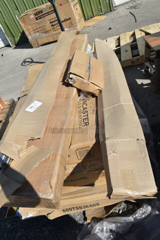 BRAND NEW SCRATCH AND DENT! Lot of 4 Items; Metal Legs, Metal Frame, Commercial Casters