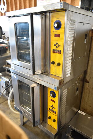 2 Duke Stainless Steel Commercial Electric Powered Half Size Convection Oven w/ View Through Door, Metal Oven Racks. 2 Times Your Bid!