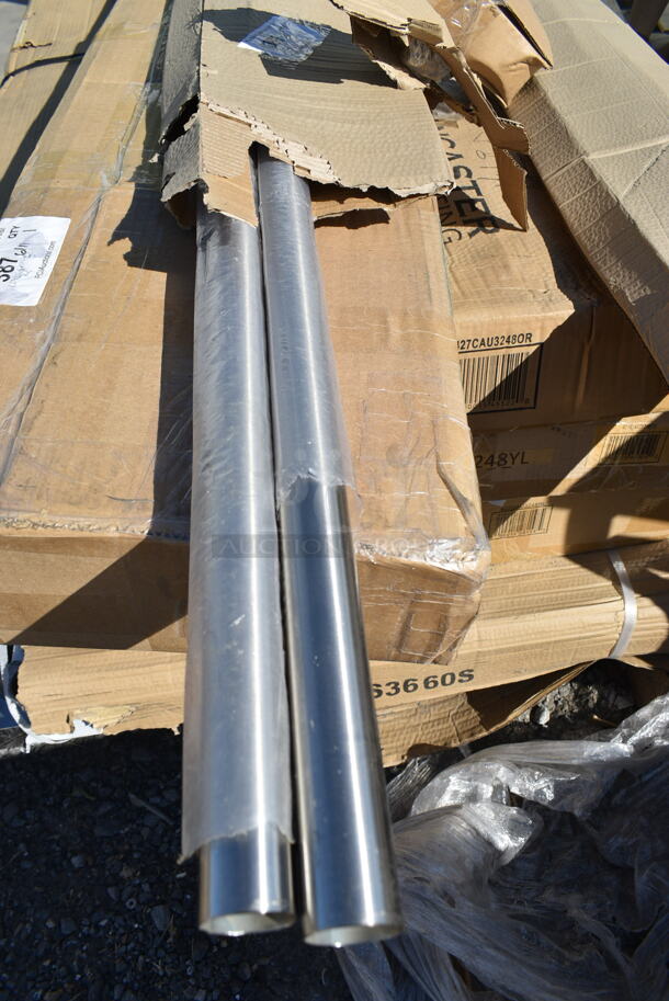 BRAND NEW SCRATCH AND DENT! Lot of 4 Items; Metal Legs, Metal Frame, Commercial Casters - Image 3 of 7