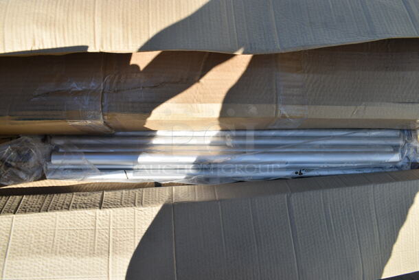 BRAND NEW SCRATCH AND DENT! Lot of 4 Items; Metal Legs, Metal Frame, Commercial Casters - Image 4 of 7