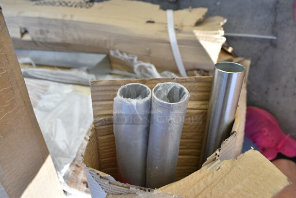 BRAND NEW SCRATCH AND DENT! Lot of 4 Items; Metal Legs, Metal Frame, Commercial Casters - Image 5 of 7