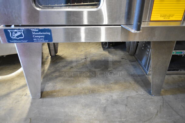 2 Duke Stainless Steel Commercial Electric Powered Half Size Convection Oven w/ View Through Door, Metal Oven Racks. 2 Times Your Bid! - Image 5 of 9