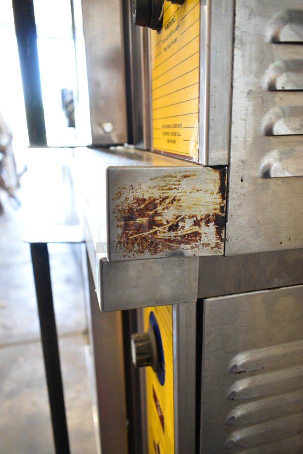 2 Duke Stainless Steel Commercial Electric Powered Half Size Convection Oven w/ View Through Door, Metal Oven Racks. 2 Times Your Bid! - Image 7 of 9