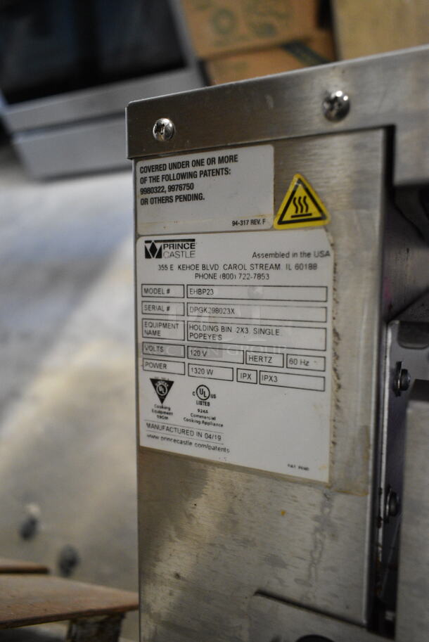 Prince Castle EHBP23 Stainless Steel Commercial Countertop Dedicated Holding Merchandiser. 120 Volts, 1 Phase. Tested and Working! - Image 3 of 3
