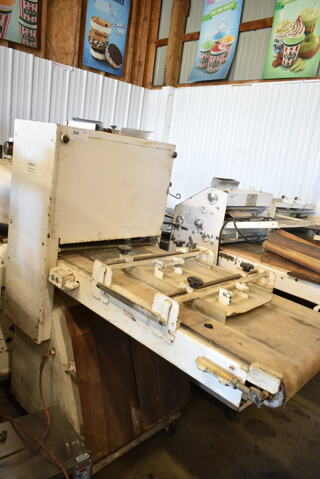 Metal Commercial Floor Style Dough Sheeter. Tested and Working!