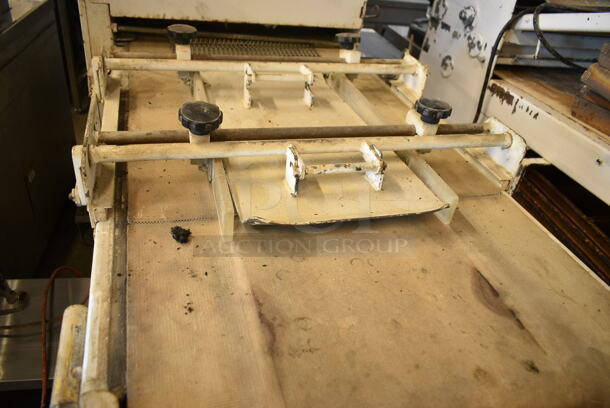 Metal Commercial Floor Style Dough Sheeter. Tested and Working! - Image 4 of 7