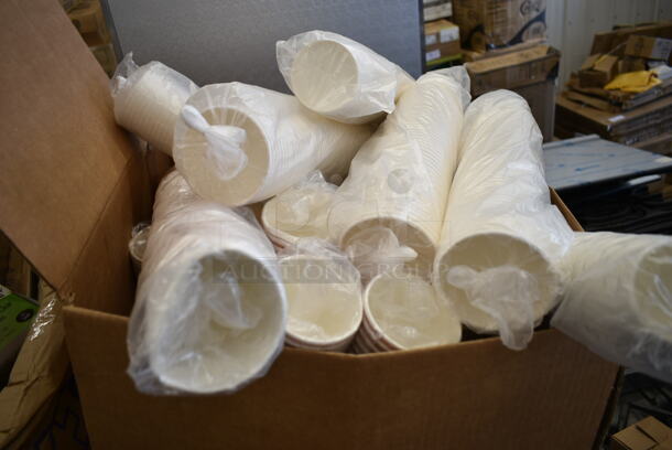 PALLET LOT of 19 BRAND NEW Boxes Including 3 Box 500CC10 Choice 10 oz. Clear PET Plastic Cold Cup - 1000/Case, 394365L Noble Products Powder-Free Disposable Clear Vinyl Gloves for Foodservice - Large - 1000/Case, 500TO Choice 9" x 6" x 3" Microwaveable 1-Compartment Black / Clear Plastic Hinged Container - 100/Case, 5014046XXH Lavex Pro 45 Gallon 3 Mil 40" x 46" Low Density Heavy-Duty Industrial Contractor Black Trash Bag / Can Liner - 50/Case, CTR7S2141, 612LOB225LB Brown Paper Bags. 19 Times Your Bid! - Image 5 of 10