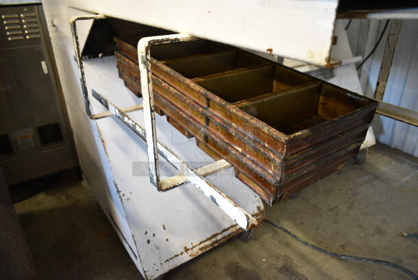 Acme 8 Metal Commercial Floor Style Dough Sheeter. Comes w/ Cake Collars and Baking Pans. 115 Volts, 1 Phase. Cannot Test Due To Cut Power Cord - Image 4 of 8