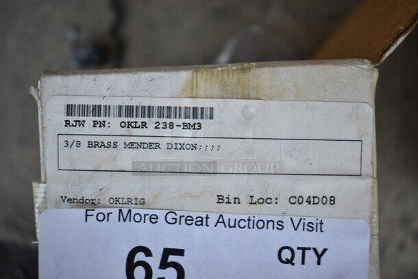 2 Boxes of BRAND NEW! Various Items Including 3/8 Brass Mender Dixon and Hypertherm 120573 Electrodes. 2 Times Your Bid! - Image 3 of 5