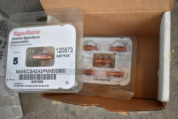 2 Boxes of BRAND NEW! Various Items Including 3/8 Brass Mender Dixon and Hypertherm 120573 Electrodes. 2 Times Your Bid! - Image 4 of 5