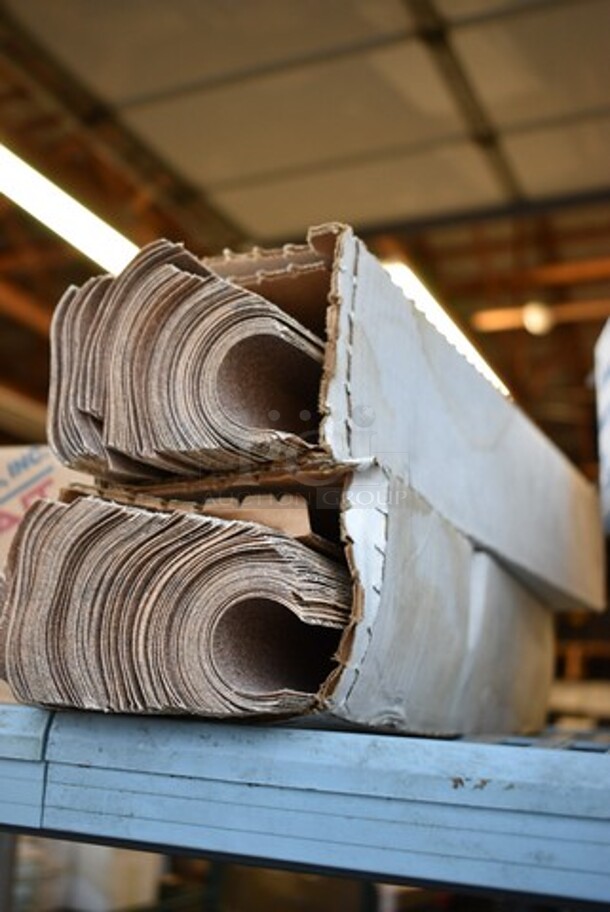 2 Boxes of 100 BRAND NEW! United Abrasive SAIT 84173 2-3/4x17-1/2 Aluminum Oxide Clip-On Fileboard Sanding Sheets 80 Grit. 2 Times Your Bid! - Image 2 of 4