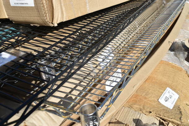 Black Finish Wire Shelf.  - Image 3 of 5
