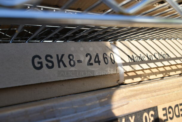 BRAND NEW SCRATCH AND DENT! John Boos GSK8-2460 Metal Under Shelf.  - Image 2 of 3