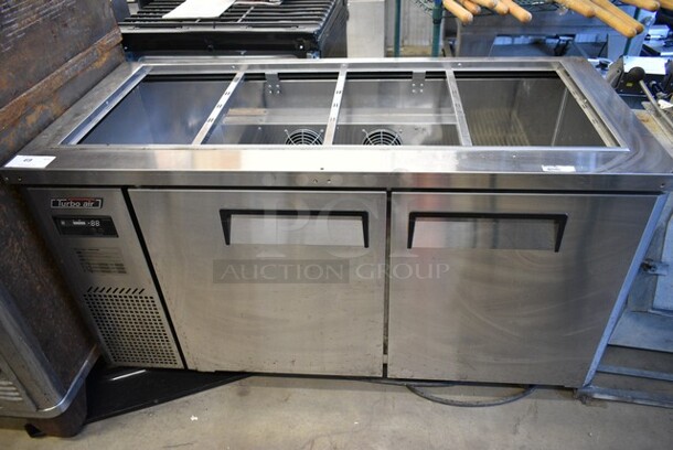Turbo Air JBT-60 Stainless Steel Commercial Prep Table. 115 Volts, 1 Phase. Tested and Powers On But Does Not Get Cold - Image 1 of 5