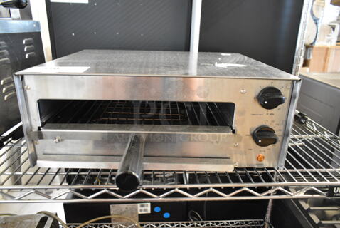 2024 Crosson FPO-13 Stainless Steel Commercial Countertop Electric Powered Pizza Oven. 120 Volts, 1 Phase. Tested and Working!