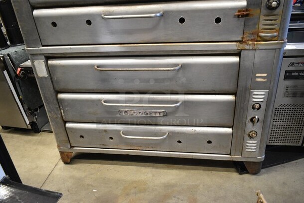 2 Blodgett 981 Stainless Steel Commercial Natural Gas Powered Double Deck Pizza Ovens. 50,000 BTU. 2 Times Your Bid! - Image 2 of 10