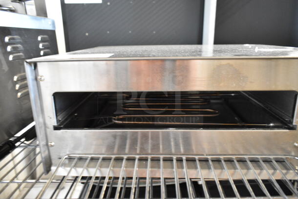 2024 Crosson FPO-13 Stainless Steel Commercial Countertop Electric Powered Pizza Oven. 120 Volts, 1 Phase. Tested and Working! - Image 3 of 5