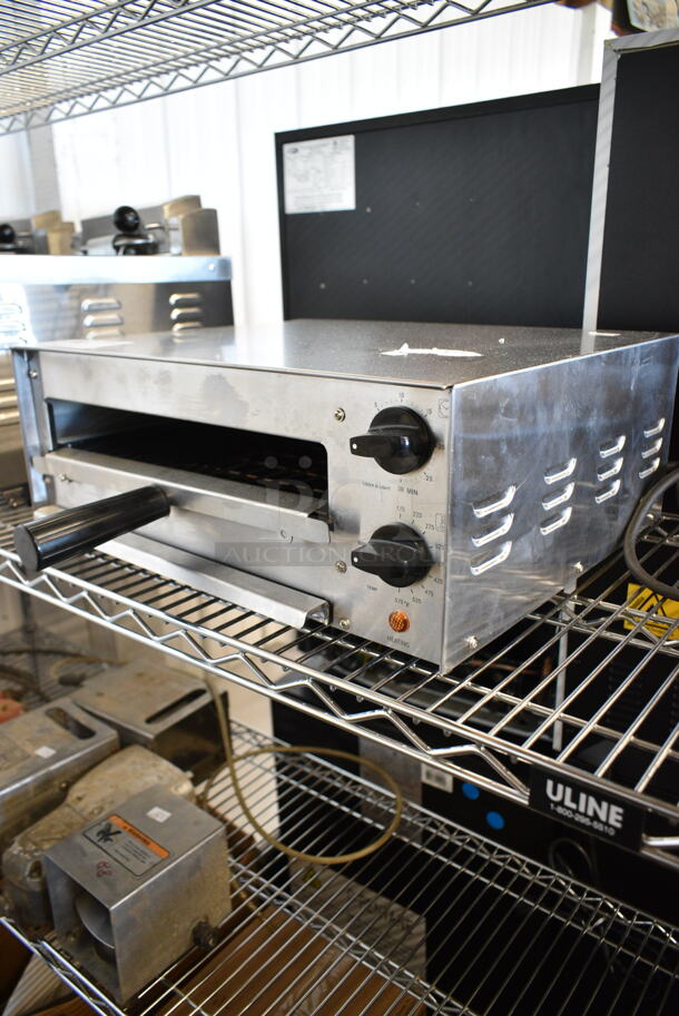 2024 Crosson FPO-13 Stainless Steel Commercial Countertop Electric Powered Pizza Oven. 120 Volts, 1 Phase. Tested and Working! - Image 4 of 5
