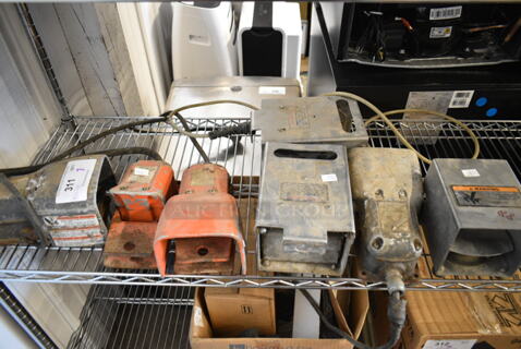 7 Various Foot Pedals for Meat Grinders; Includes Hercules Brand. 7 Times Your Bid!
