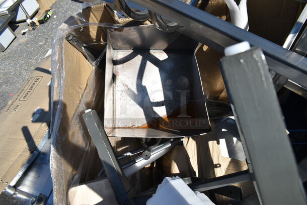 BRAND NEW SCRATCH AND DENT! PALLET LOT of Various Items Including Black Metal Bar Height Chair Frames - Image 6 of 7