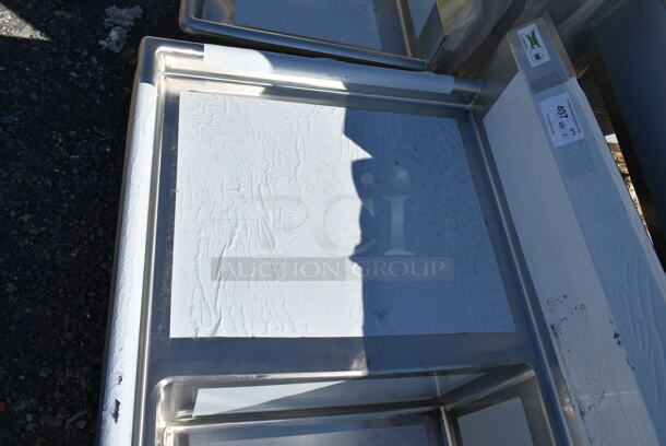 BRAND NEW SCRATCH AND DENT! Regency 600S42424224 Stainless Steel 4 Bay Sink w/ Dual Drain Board. No Legs. Bays 24x24x13.5. Drain Boards 22x26 - Image 9 of 10