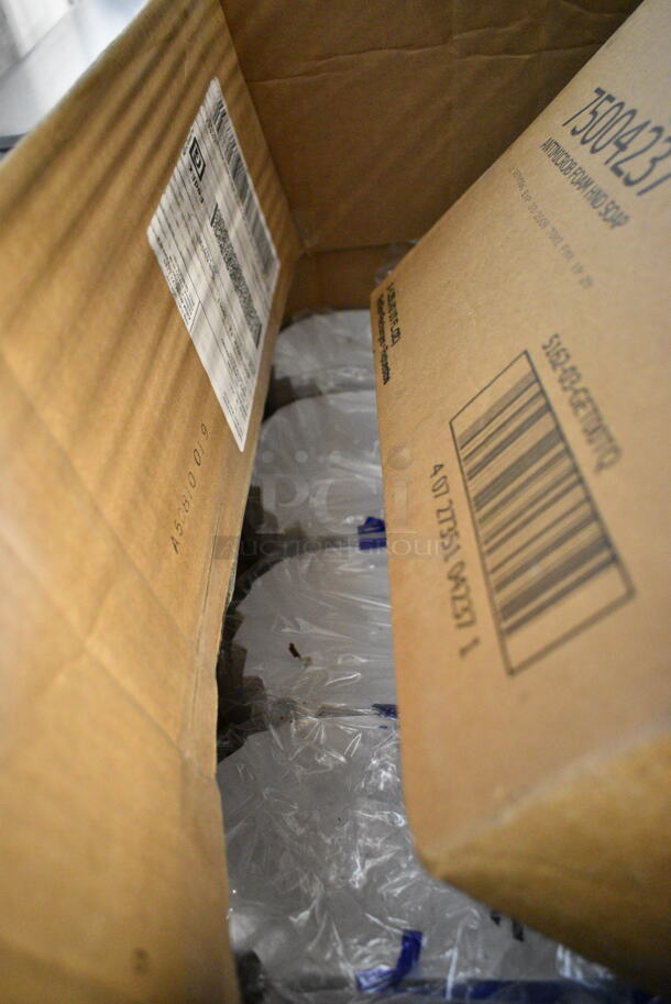 ALL ONE MONEY! Lot of 2 Boxes Including Diversey Crew Clinging Toilet Bowl Cleaner, Soap Dispensers, Dial Antimicrobial and Rubbermaid Wide Angle Braces - Image 9 of 9