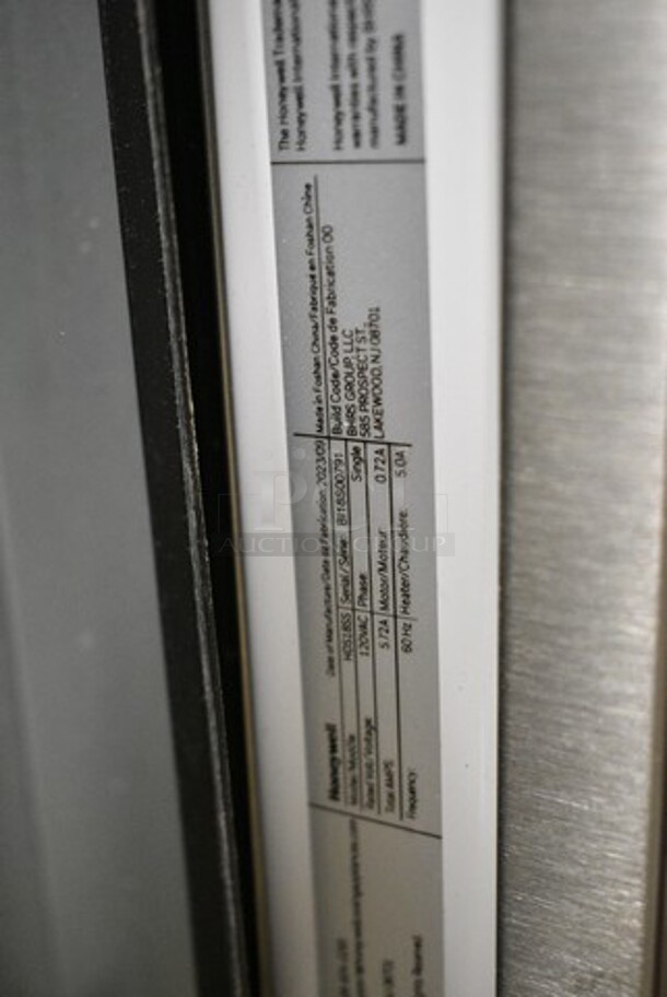 BRAND NEW SCRATCH AND DENT! Honeywell HDS18SS Stainless Steel Undercounter Dishwasher. 120 Volts, 1 Phase.  - Image 8 of 8