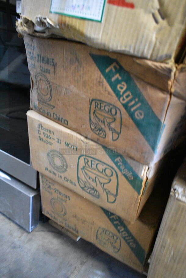 PALLET LOT of 42 BRAND NEW Boxes Including 5001TP3X4 Lavex Individually-Wrapped 1-Ply Standard 1000 Sheet Toilet Paper Roll - 96/Case, 3 Box Rego C936-31 Saucers, 3 Box Rego C736-21 Saucers, 75004237 Antimicrobial Foam Hand Soap, Azar 152727 Double Foot Frame,  - Image 4 of 12