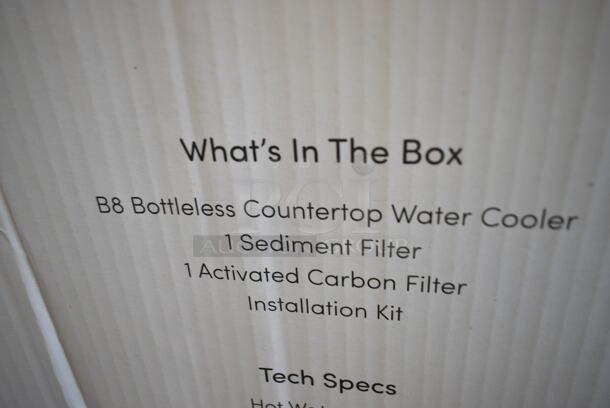 BRAND NEW IN BOX! Avalon H2O B8WHT Metal Countertop Bottleless Water Cooler.  - Image 5 of 7