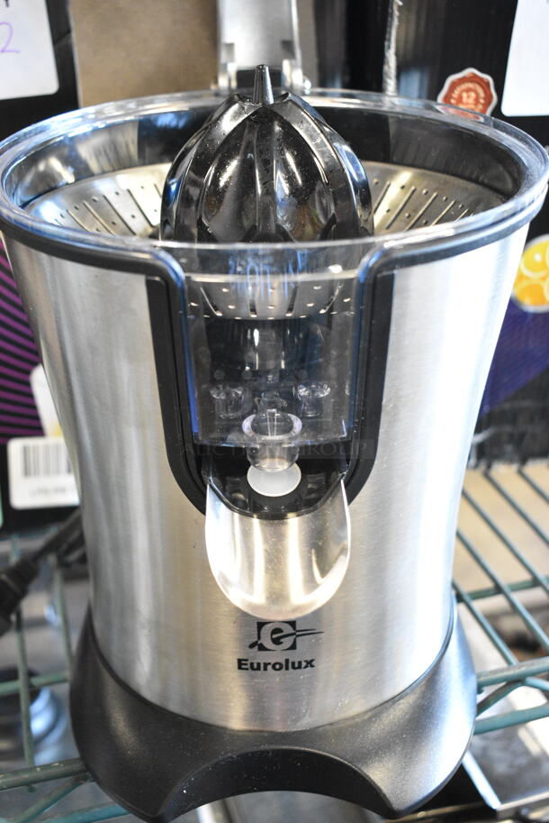 2 BRAND NEW SCRATCH AND DENT! Eurolux ELCJ-1600S/1700S Stainless Steel Countertop Citrus Juicer. 120 Volts, 1 Phase. 2 Times Your Bid! - Image 5 of 6