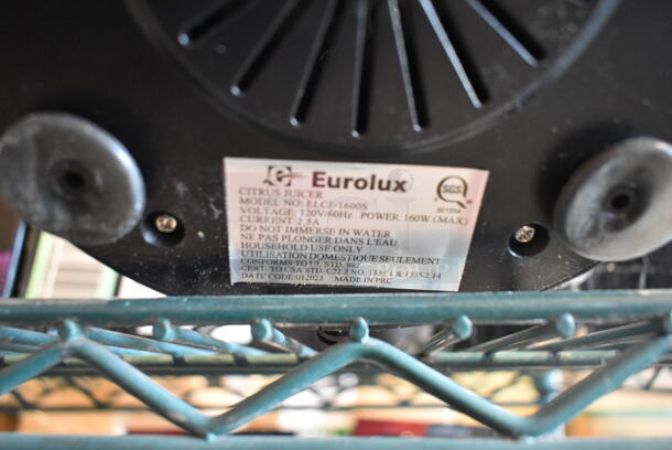 2 BRAND NEW SCRATCH AND DENT! Eurolux ELCJ-1600S/1700S Stainless Steel Countertop Citrus Juicer. 120 Volts, 1 Phase. 2 Times Your Bid! - Image 5 of 6