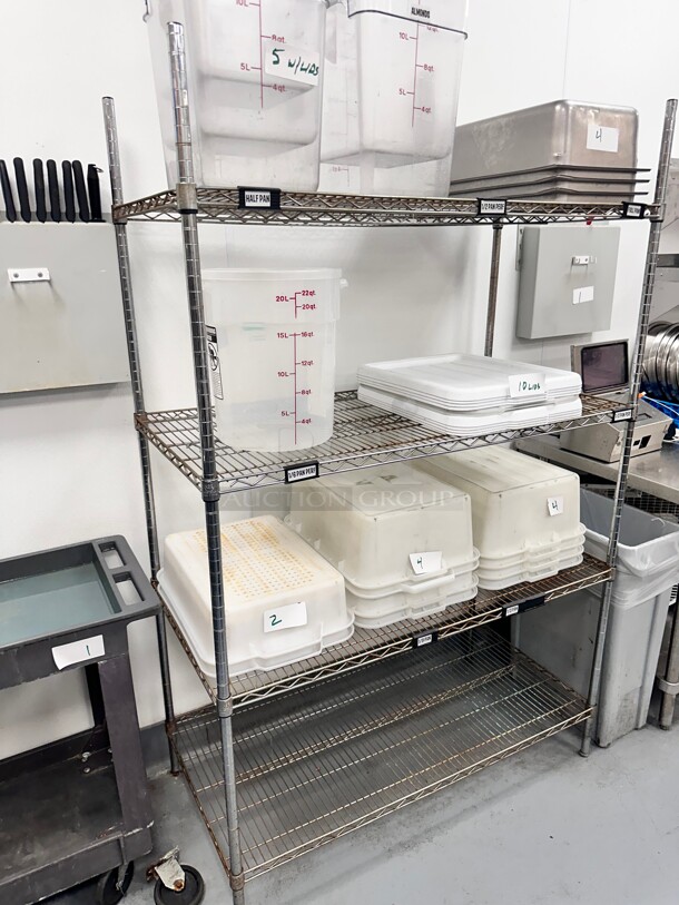 Commercial Stainless Steel Wire Rack
48x24x75
 - Image 1 of 2