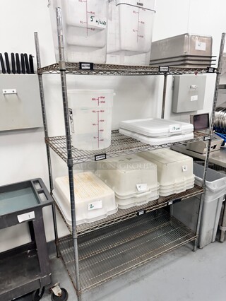 Commercial Stainless Steel Wire Rack
48x24x75
