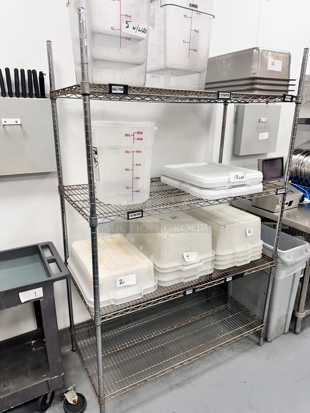 Commercial Stainless Steel Wire Rack
48x24x75
 - Image 2 of 2