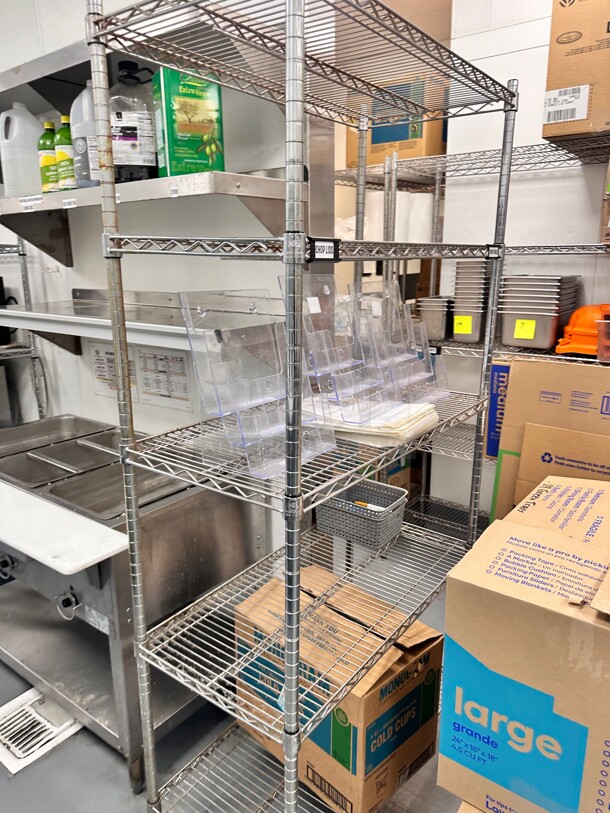 Commercial Wire Rack 36x18x74 - Image 1 of 4