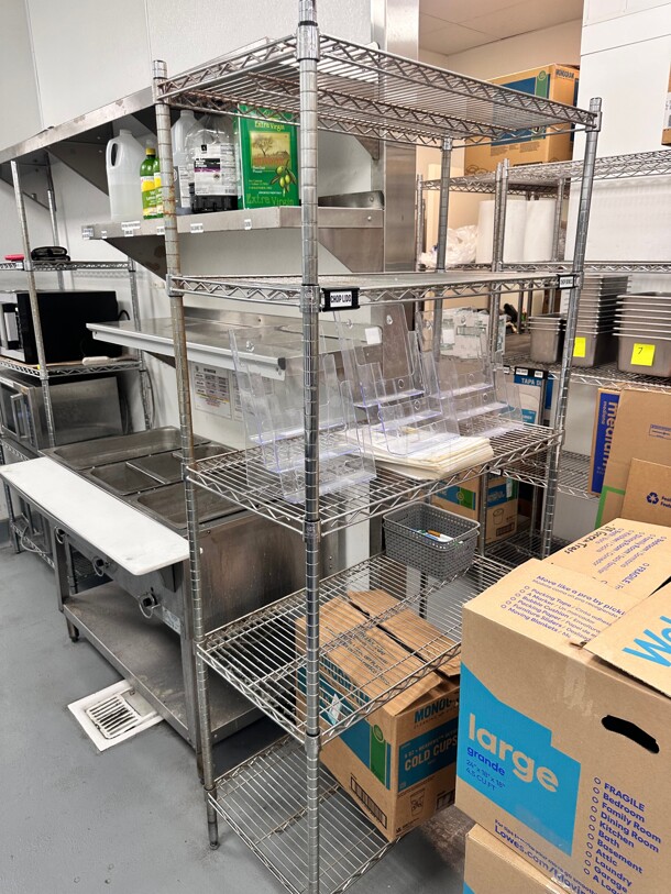 Commercial Wire Rack 36x18x74 - Image 2 of 4