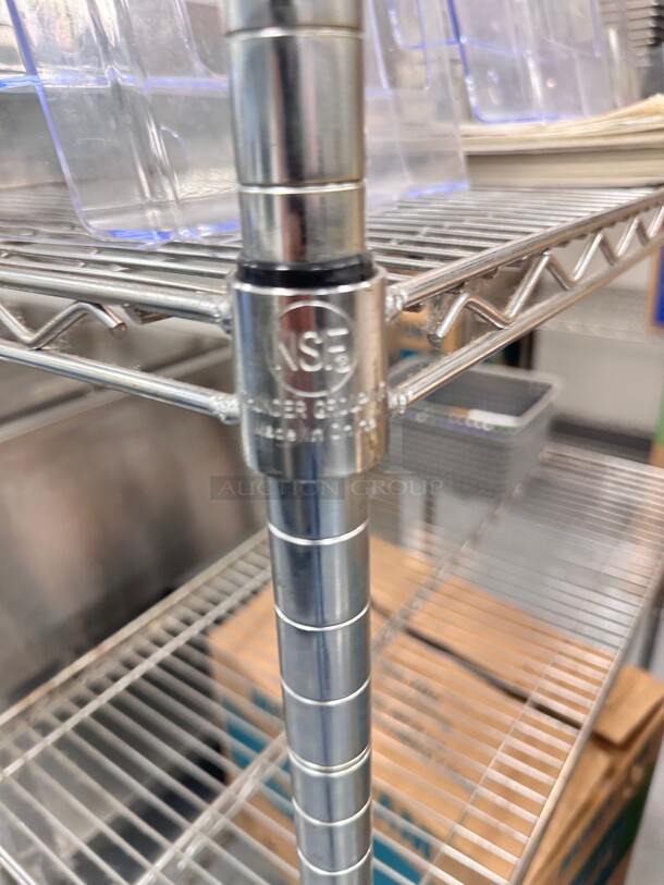 Commercial Wire Rack 36x18x74 - Image 4 of 4