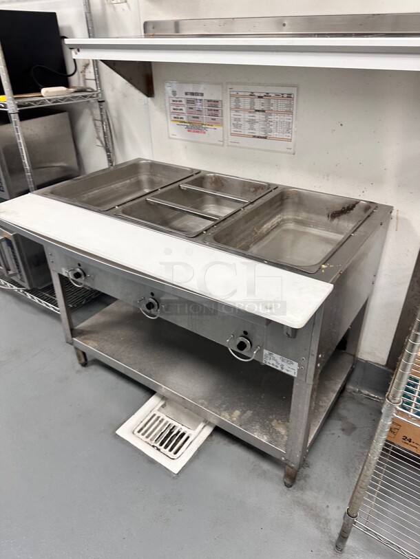Late Model Duke E303 Aerohot Electric 3-Well Steamtable Hot Food Unit, 120V Working - Image 2 of 6