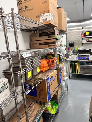 Commercial Stainless Steel Wire Racks 
42x18x76