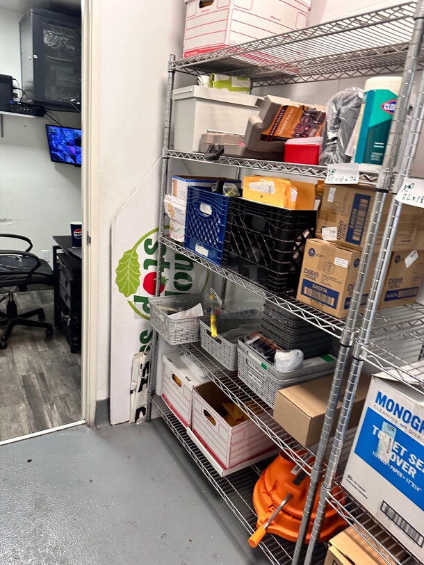 Commercial Stainless Steel Wire Racks 
48x18x76 - Image 4 of 4