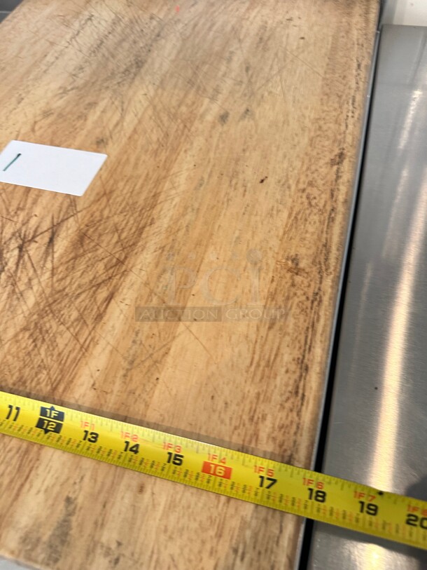 Choice 24 x 18 x 1 3/4 Wood Cutting Board  - Image 3 of 4