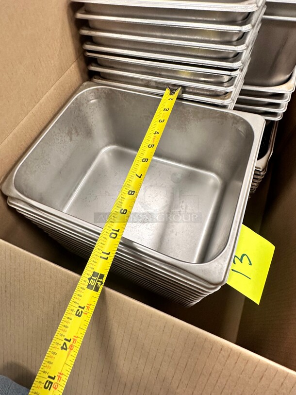 Stainless Steel Steam Table Pans - 1⁄2 Size, 6 inch Deep - Image 7 of 7