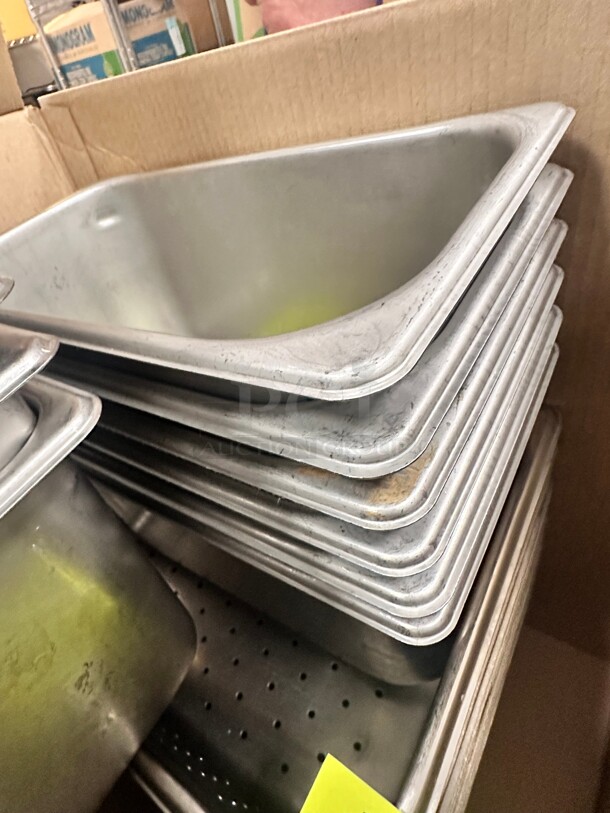 Stainless Steel Steam Table Pans - 1/3 Size, 6 inch Deep - Image 1 of 5