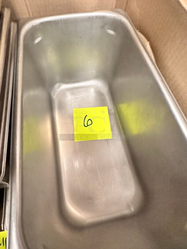 Stainless Steel Steam Table Pans - 1/3 Size, 6 inch Deep - Image 2 of 5