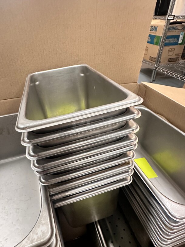 Stainless Steel Steam Table Pans - 1/3 Size, 6 inch Deep - Image 5 of 5