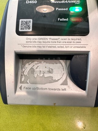 AccuBANKER D450 Counterfeit Money Checker Machine