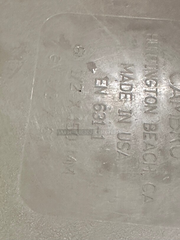 Cambro® Food Serving Pans - 1⁄2 Size, 6inch Deep - Image 3 of 6