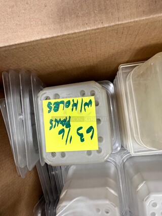 Cambro® Food Serving Pans - 1/6 Size, 6inch Deep With Holes