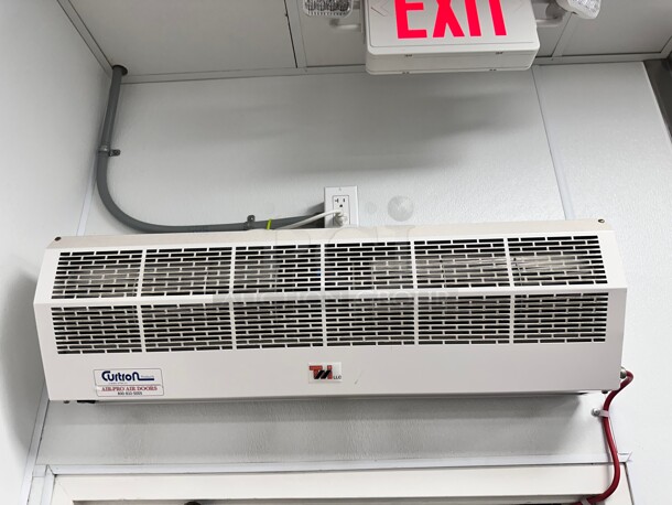 Late Model Curtron AP-2-36-1-SS 36 inch Unheated Air Curtain - (2) Speed, Stainless, 120v Buyer Must Remove - Image 6 of 8